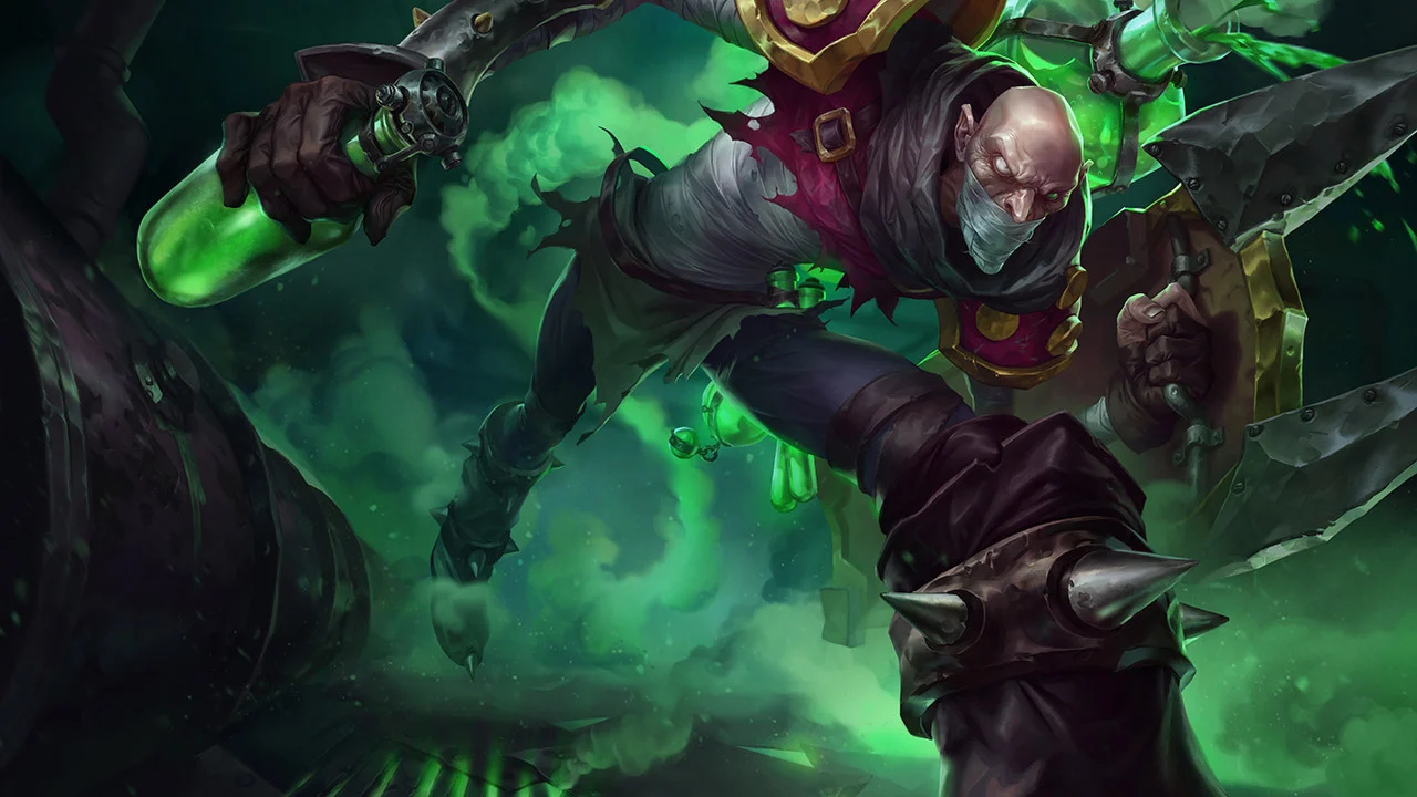 Singed will receive a nerf in patch 3.3 of Wild Rift!