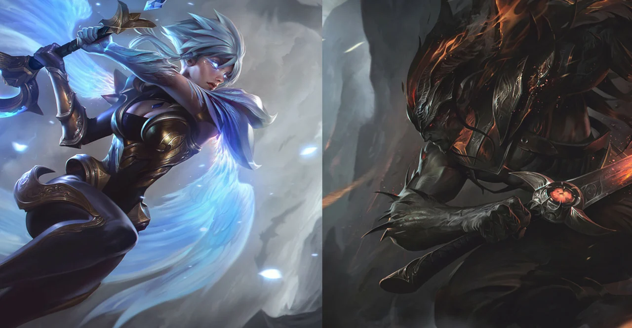 Riven Yasuo League of Legends Wild Rift Skins Patch 3.2c