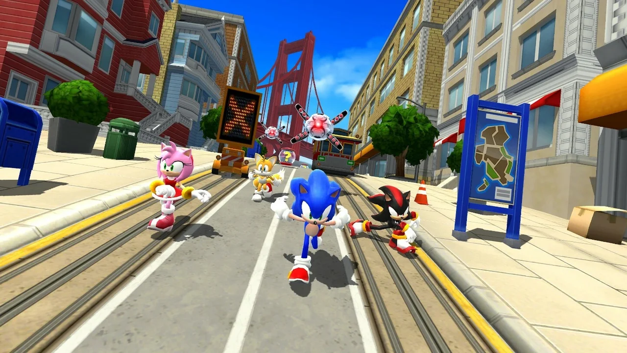 Sonic The Hedgehob scrapped mobile game gameplay footage SEGA