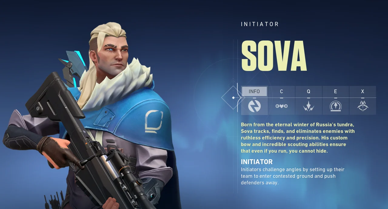 Sova character preview