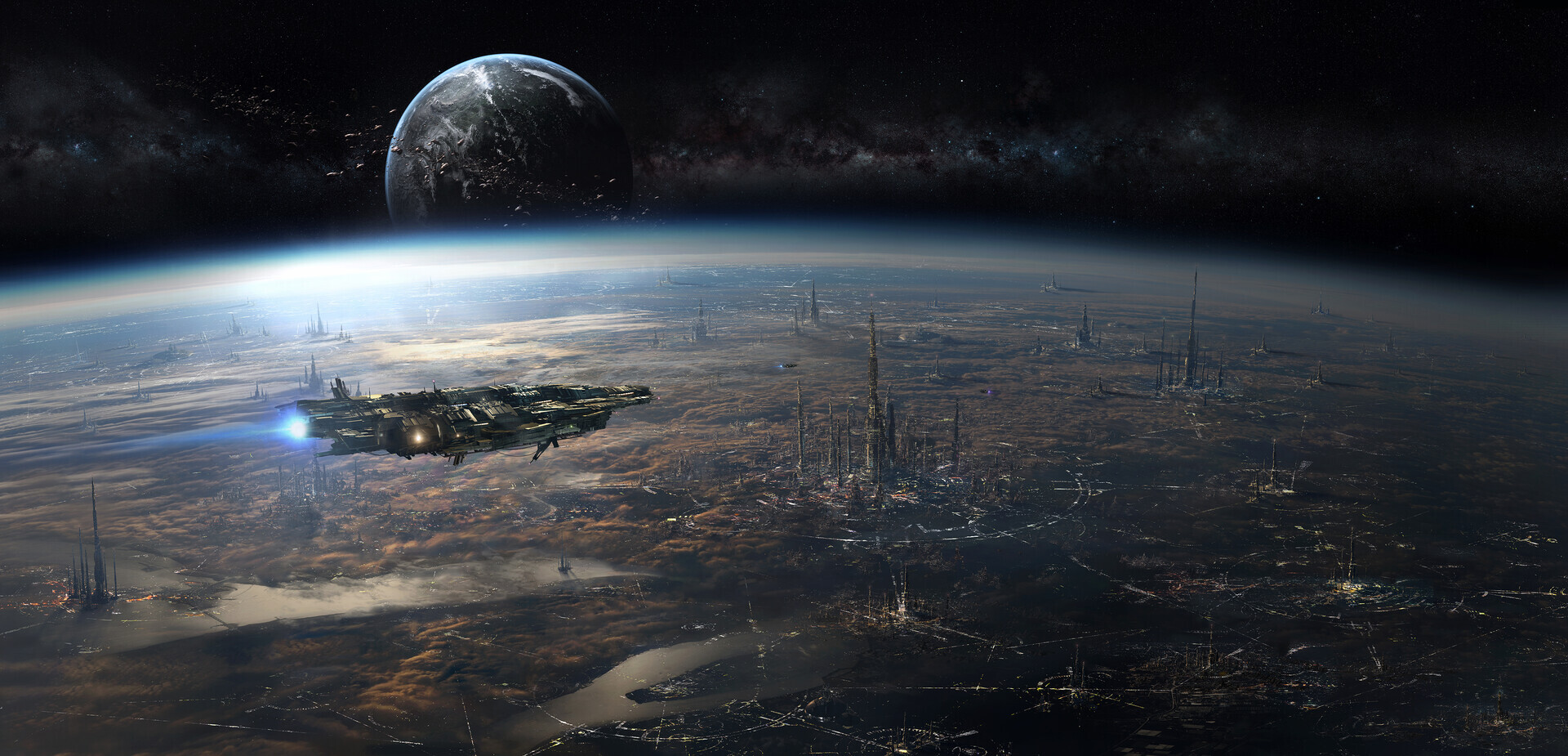 Space Art Planet
