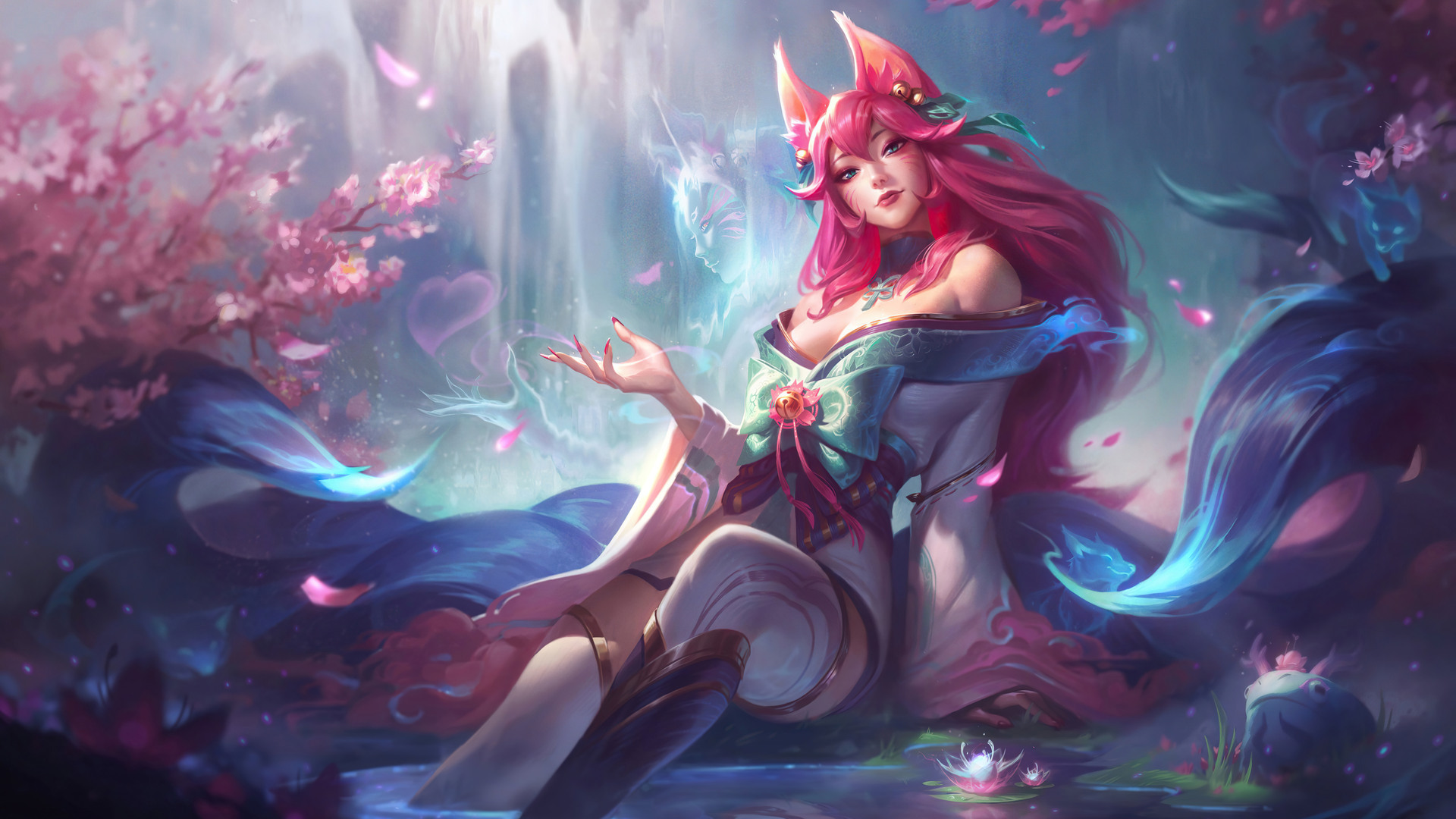 Wild Rift Patch 4.4 Spirit Blossom Ahri Skin