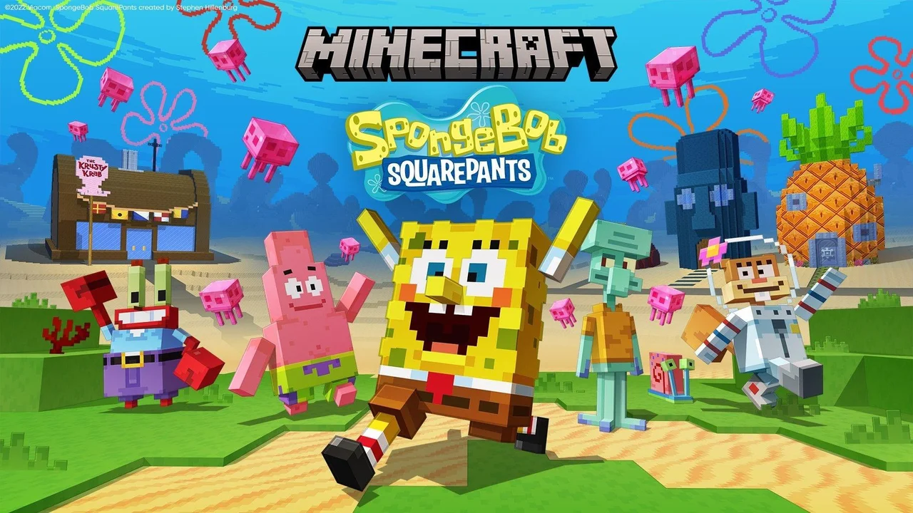 Spongebob and gang are coming to Minecraft! Mojang