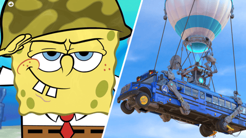 Spongebob and Fortnite