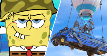 Spongebob and Fortnite