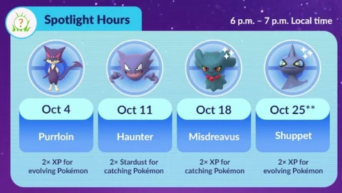 Spotlight Hours Oct