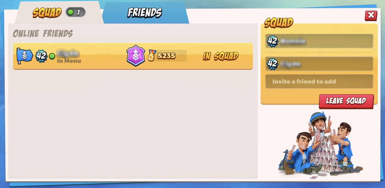 This is what it'll look like when a friend succesfully joins your Squad! Boom Beach: Frontlines Space Ape Games