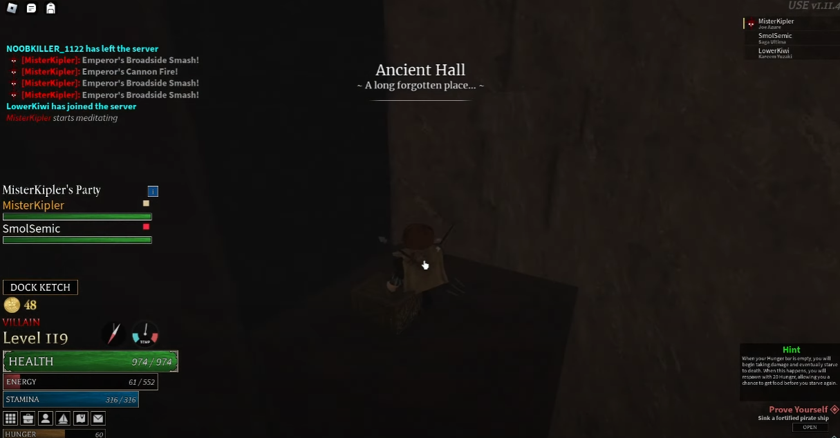Stand on the Central Pillar Arcane Odyssey