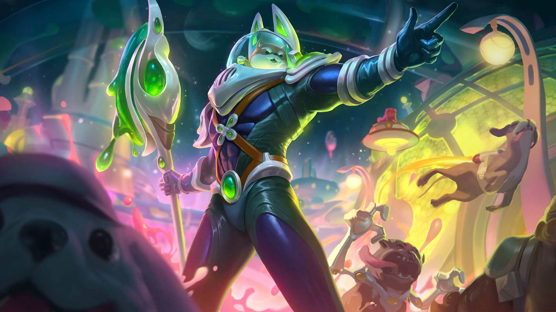 League of Legends Wild Rift Patch 4.2 Champion Skins Guide Riot Games Star Groove Nasus skin