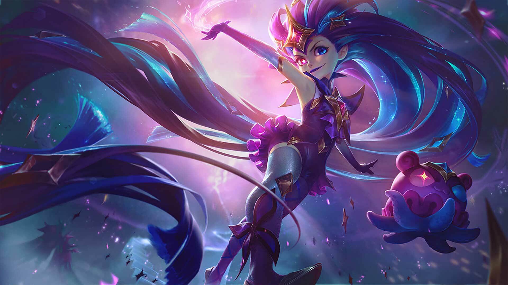 League of Legends Wild Rift Patch 4.3 Champion Skins Riot Games Star Guardian Zoe skin