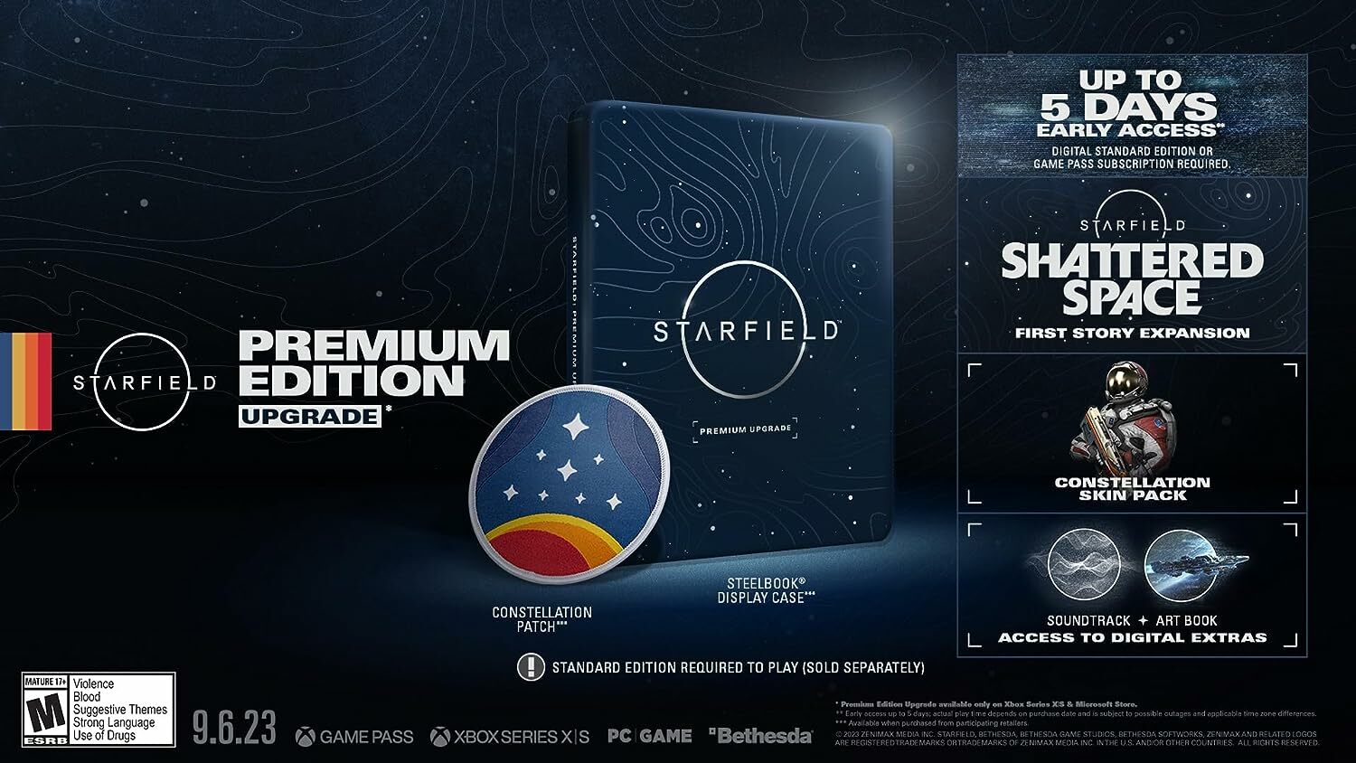 Mejora de Edición Premium de Starfield