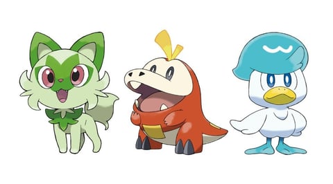 Starters Scarlet Violet