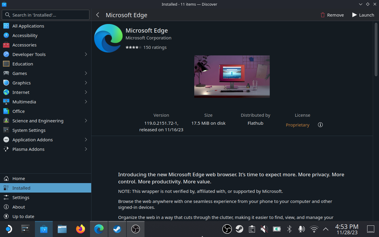 Steam Deck Discover Store