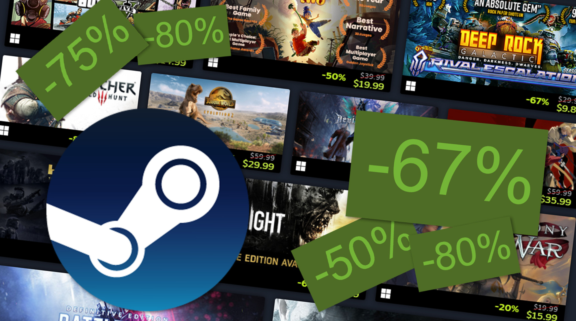 Steam Sales 2024: Be prepared for some crazy discounts during the sale events at Steam!