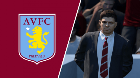 Steven Gerrard Aston Villa Premier League Manager FIFA 22 line up