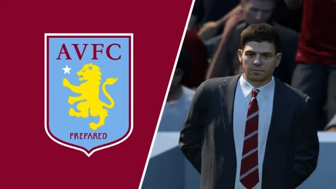 Steven Gerrard Aston Villa Premier League Manager FIFA 22 line up