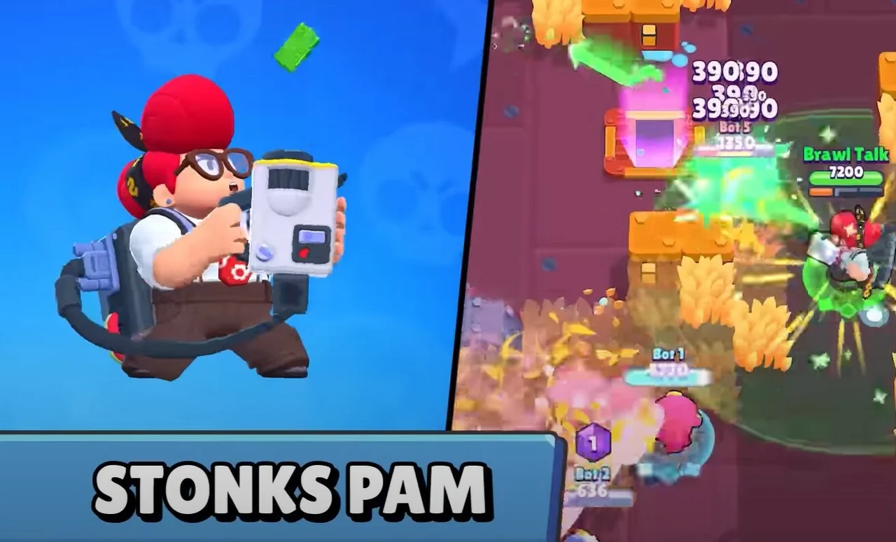 Brawl Stars Season 14 Robot Factory Stonks Pam Skin Supercell