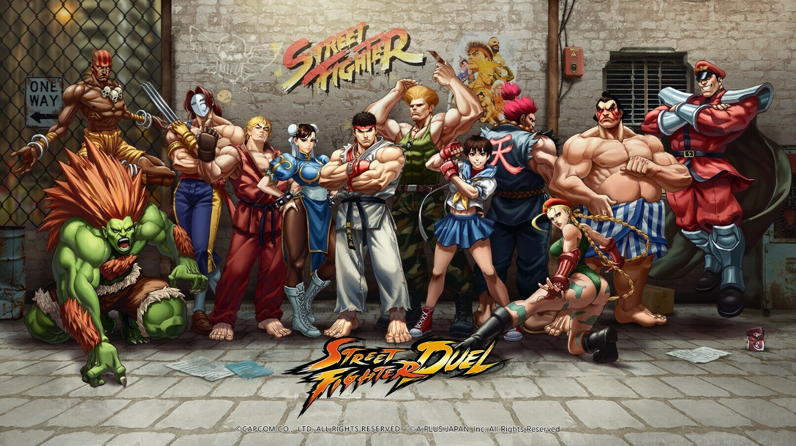 Street Fighter Duel mobile game rpg capcom