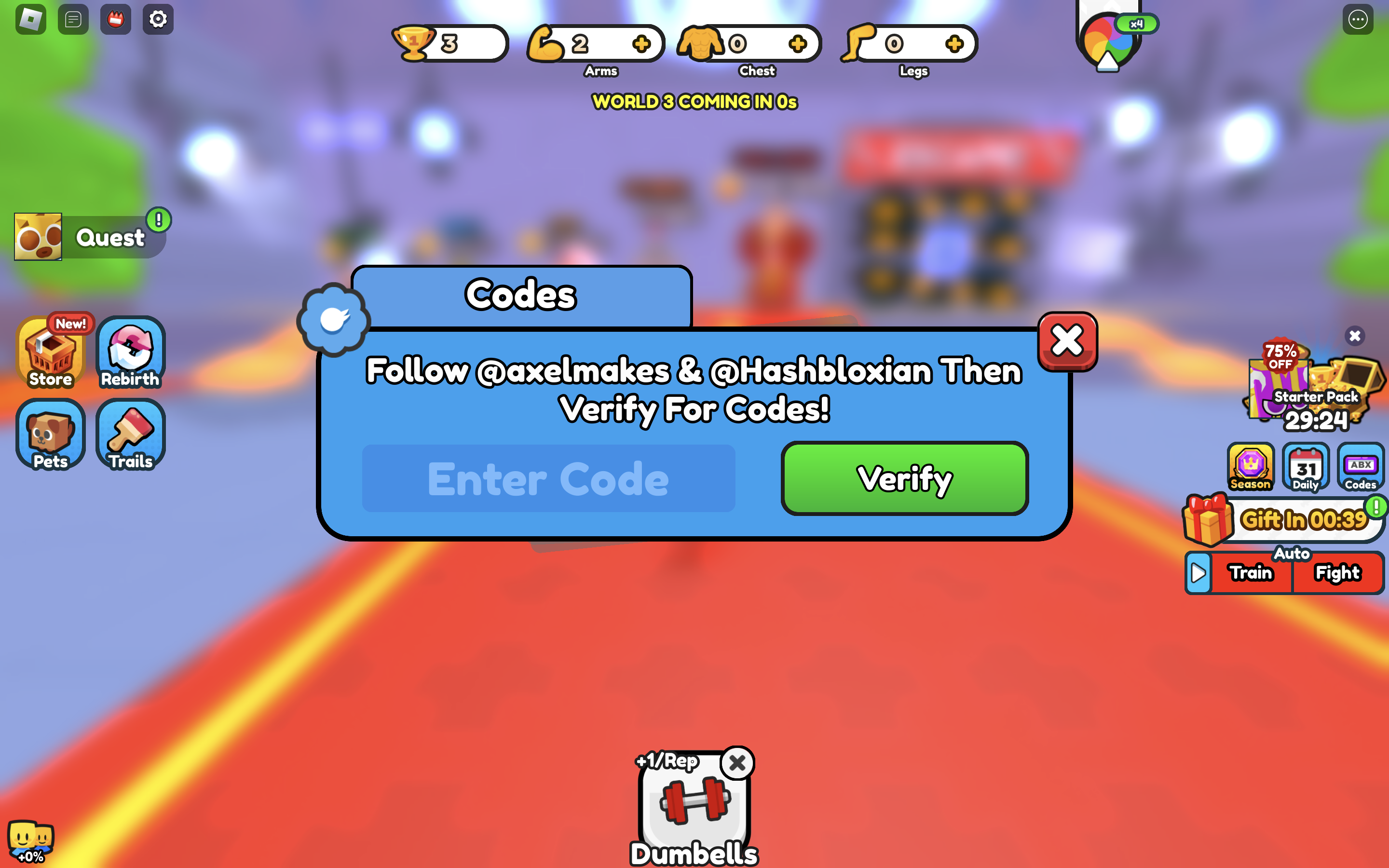 Strength Simulator How To Redeem Codes