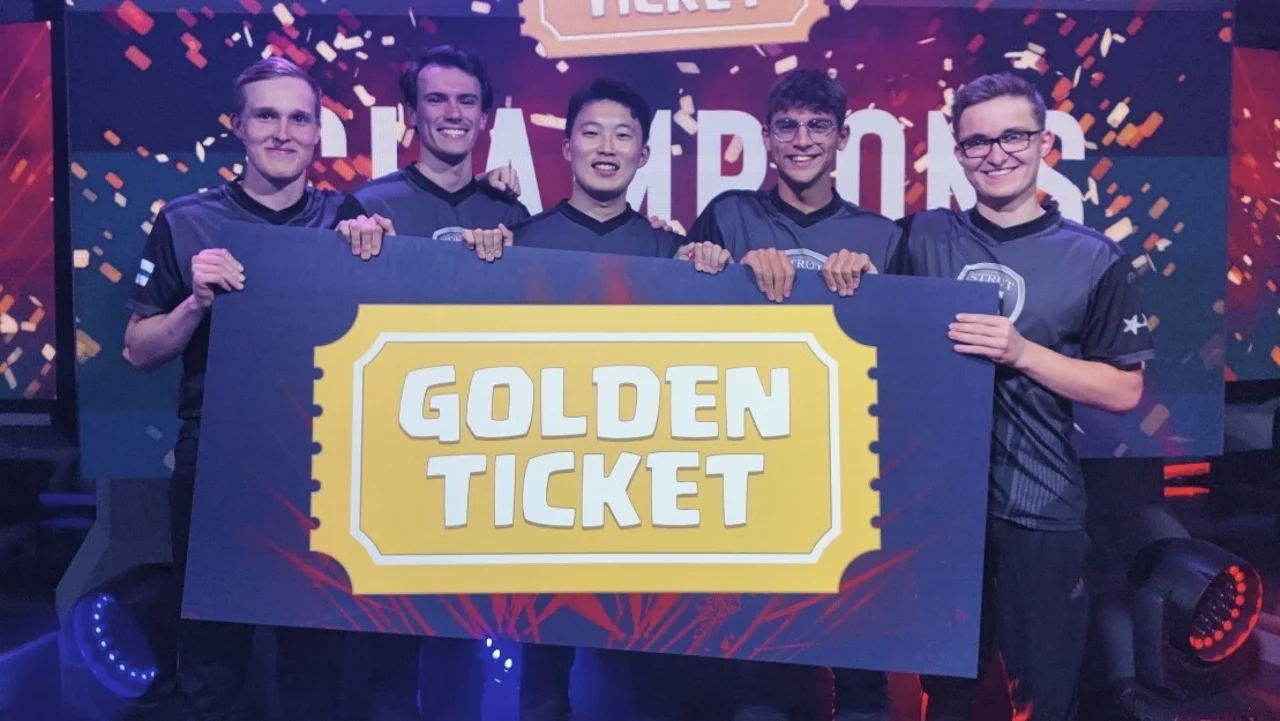 STRUT esports are your winners of the final Golden Ticket for the Clash of Clans World Championship 2022! ESL / Snapdragon