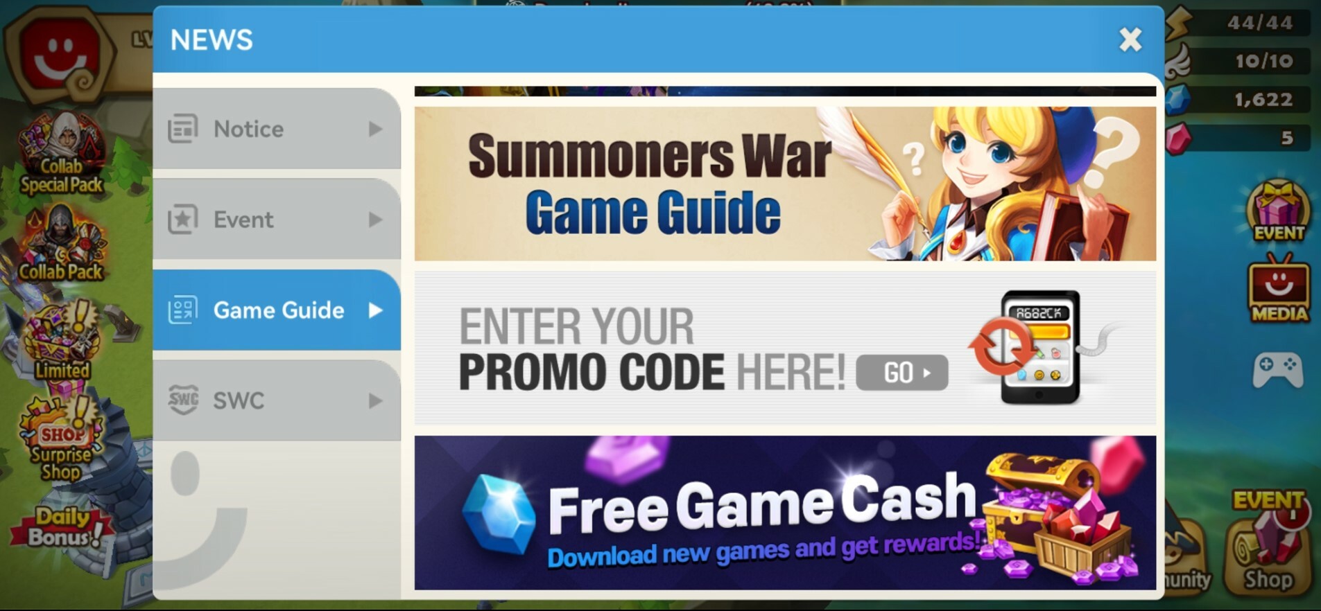 Summoners War Codes How To Use redeem guide Rewards