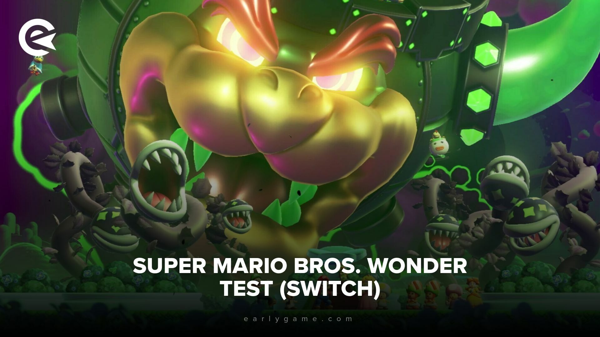 Super Mario Bros. Wonder kann schon vom Anfang an beeindrucken