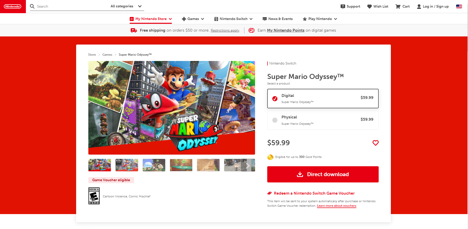 Super Mario Odyssey Nintendo