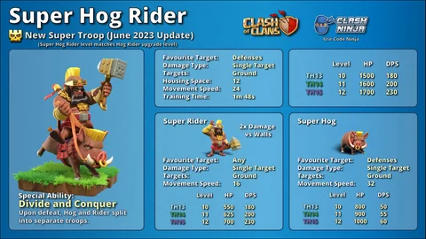 Super Hog Rider Stats