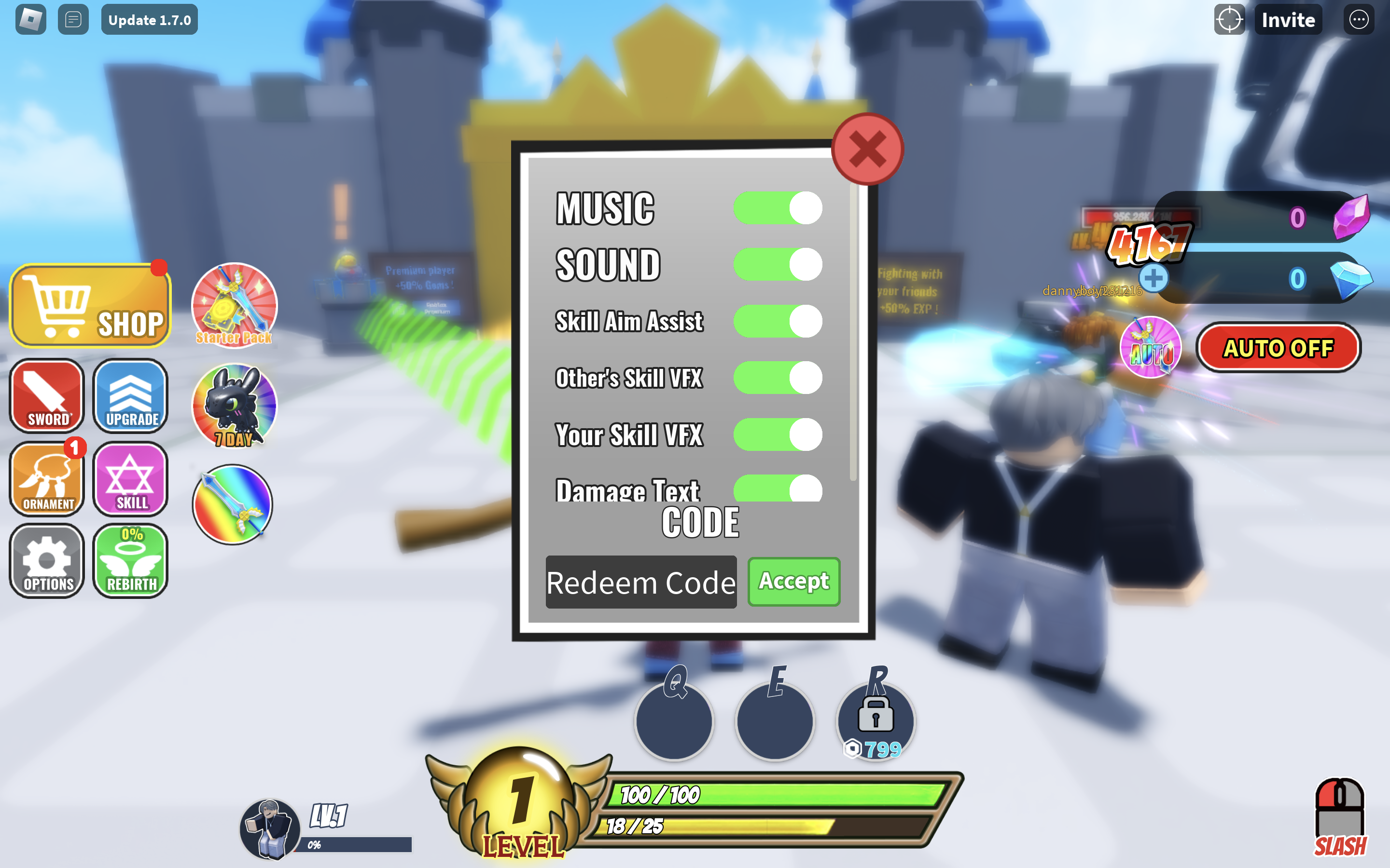 Sword Warriors codes july 2023