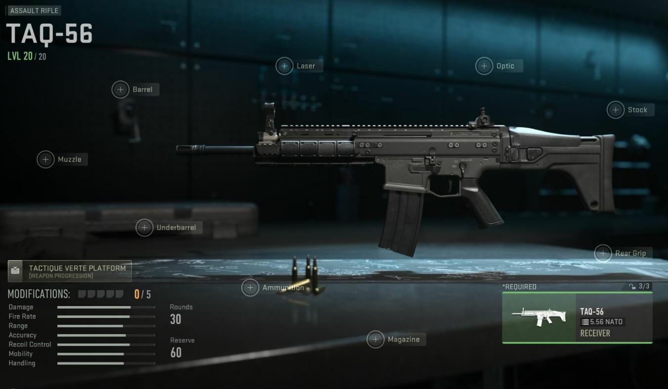 MW2 Assault Rifle Ranking: TAQ 56