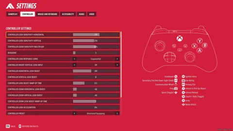 THEFINALS controller settings