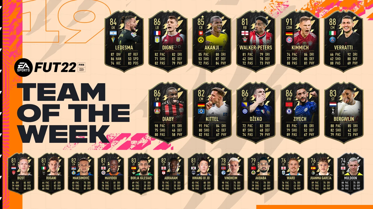 TOTW 19 FIFA 22