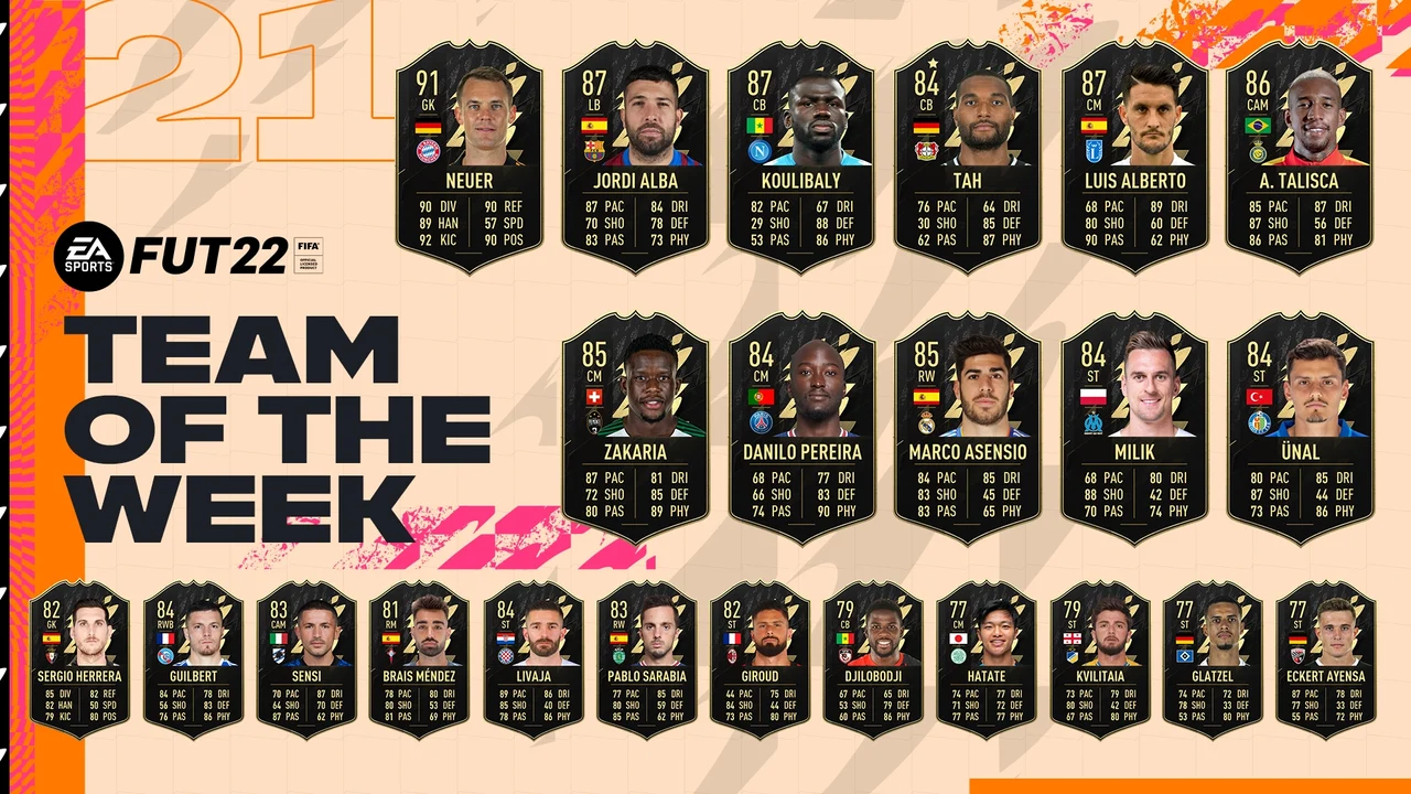 FIFA 22 TOTW Team 21