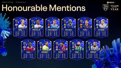 TOTY Honourable Mentions Honorable