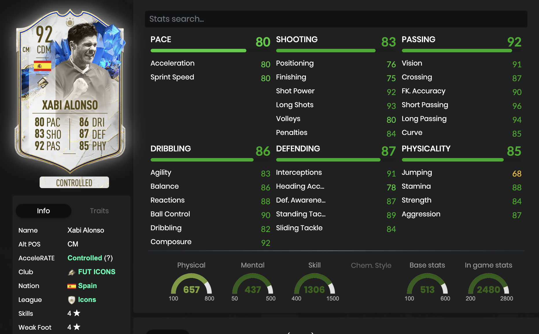 TOTY Icons Xabi Alonso SBC