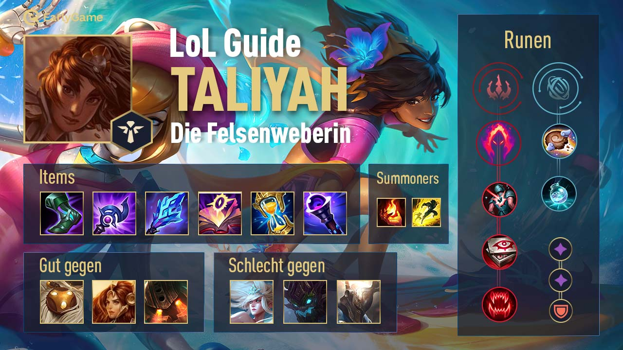 Taliyah Champion Guide League of Legends Runen Items