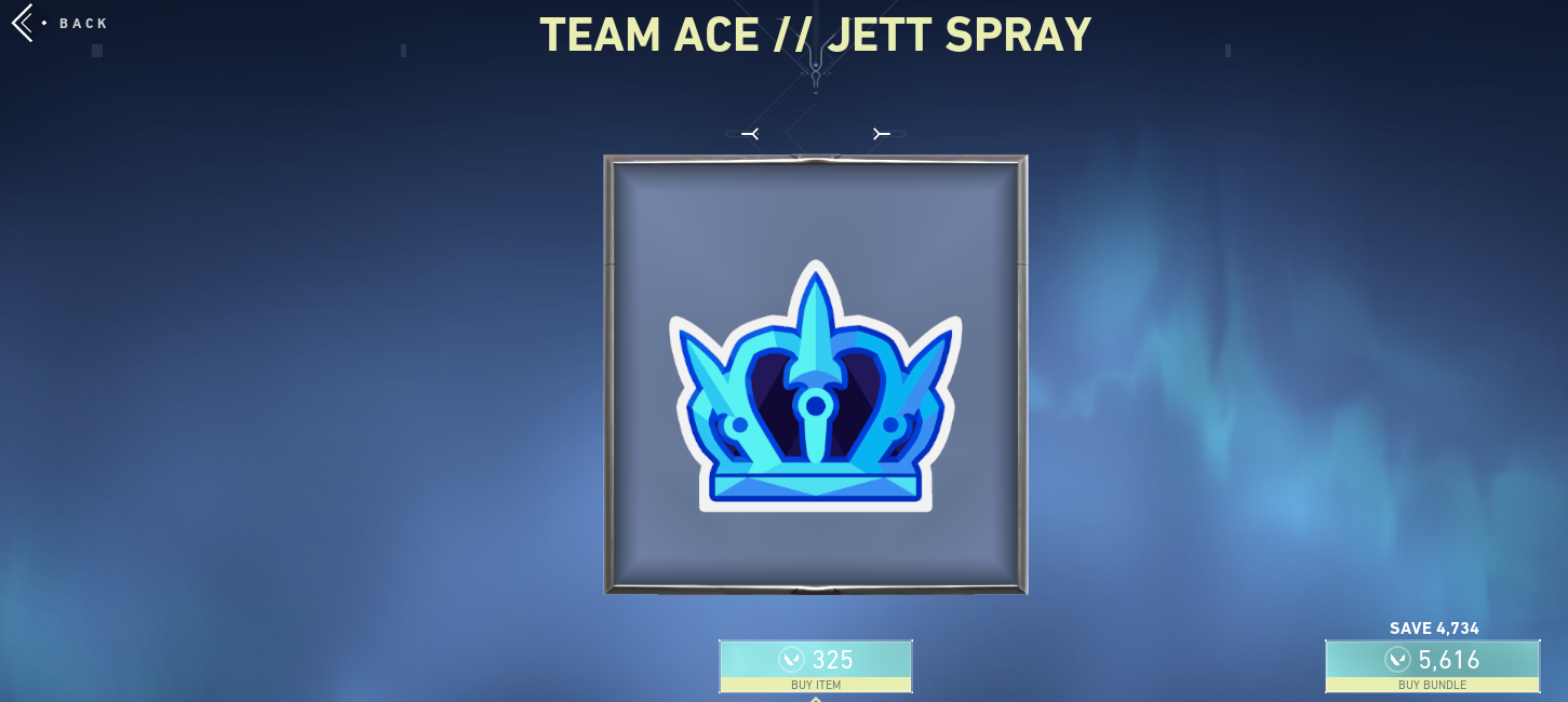 Team Ace Jett Spray