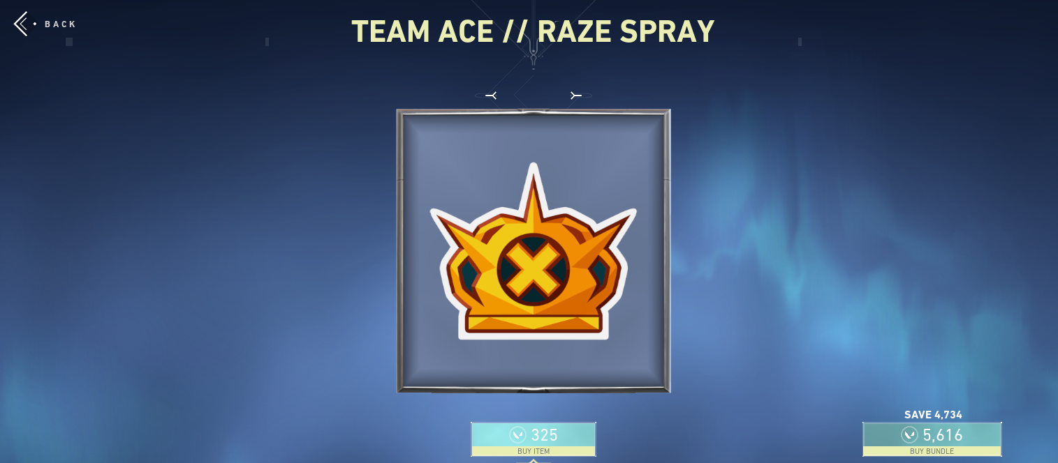 Team Ace Raze Spray