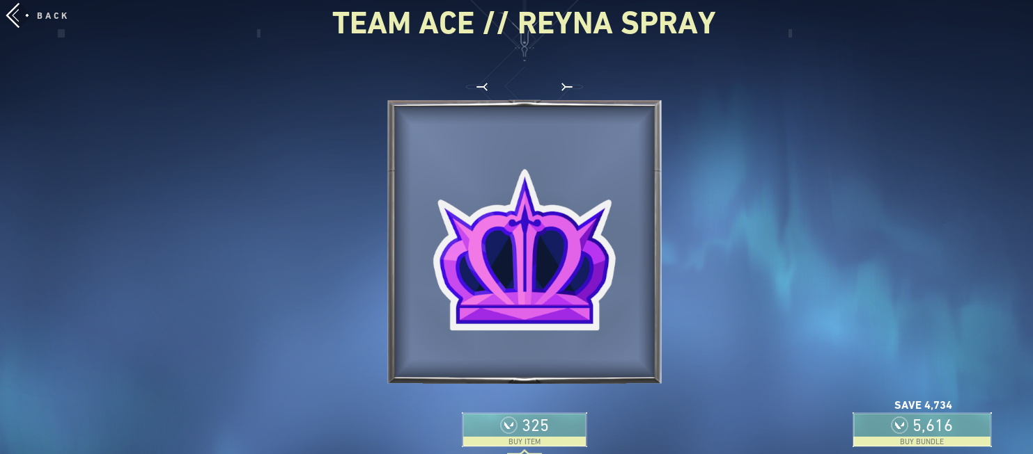 Team Ace Reyna Spray