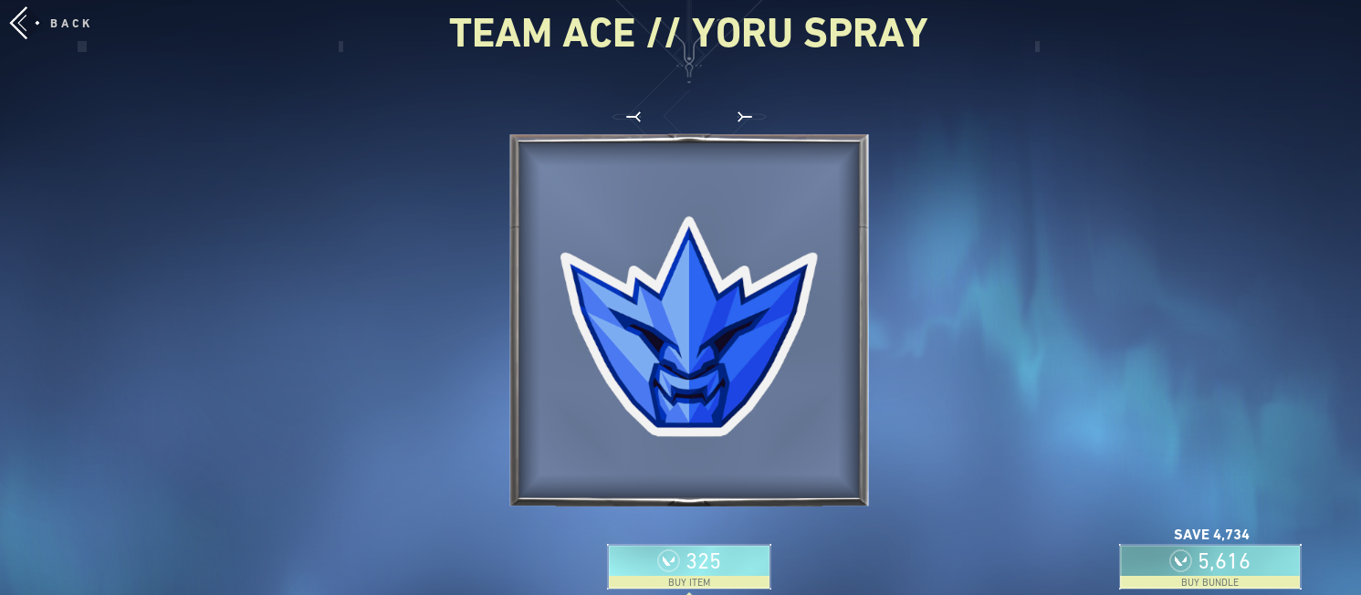 Team Ace Yoru Spray