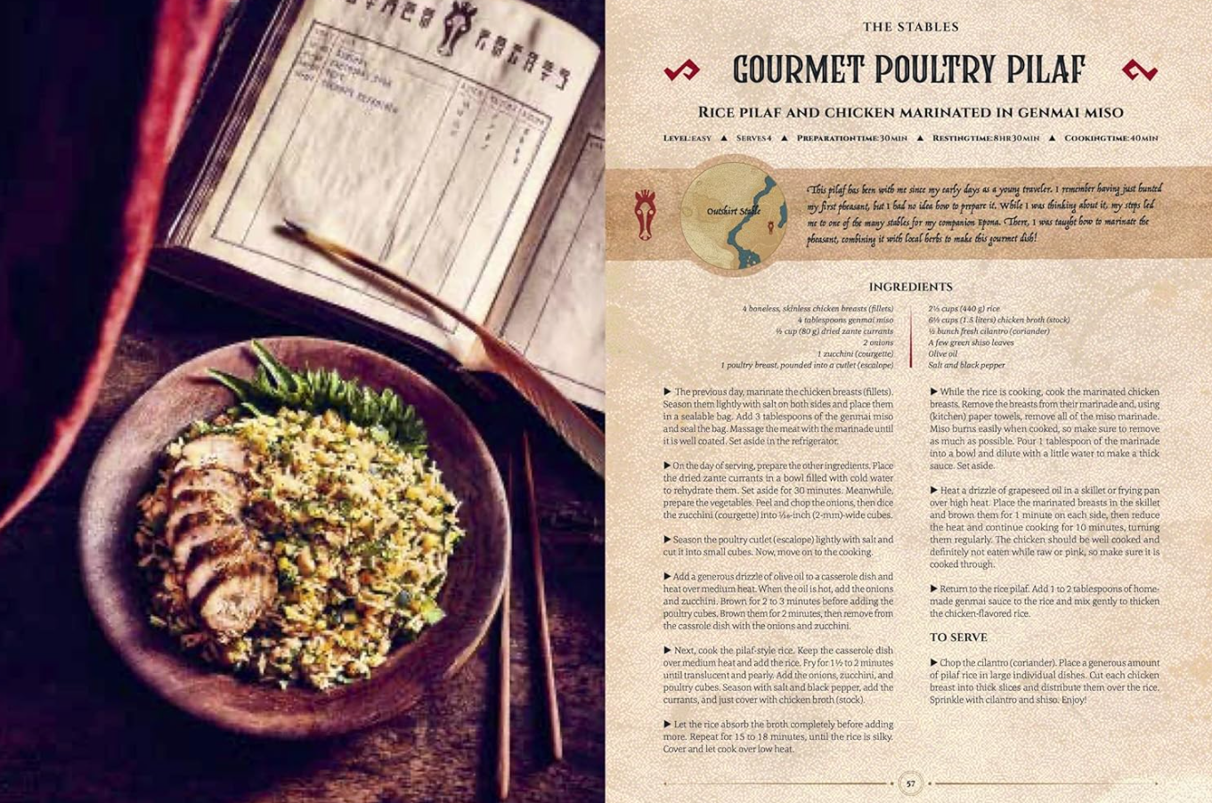 The official The Legend of Zelda Cookbook includes cooking tips!