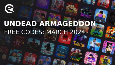 The Undead Coming Armageddon codes march 2024