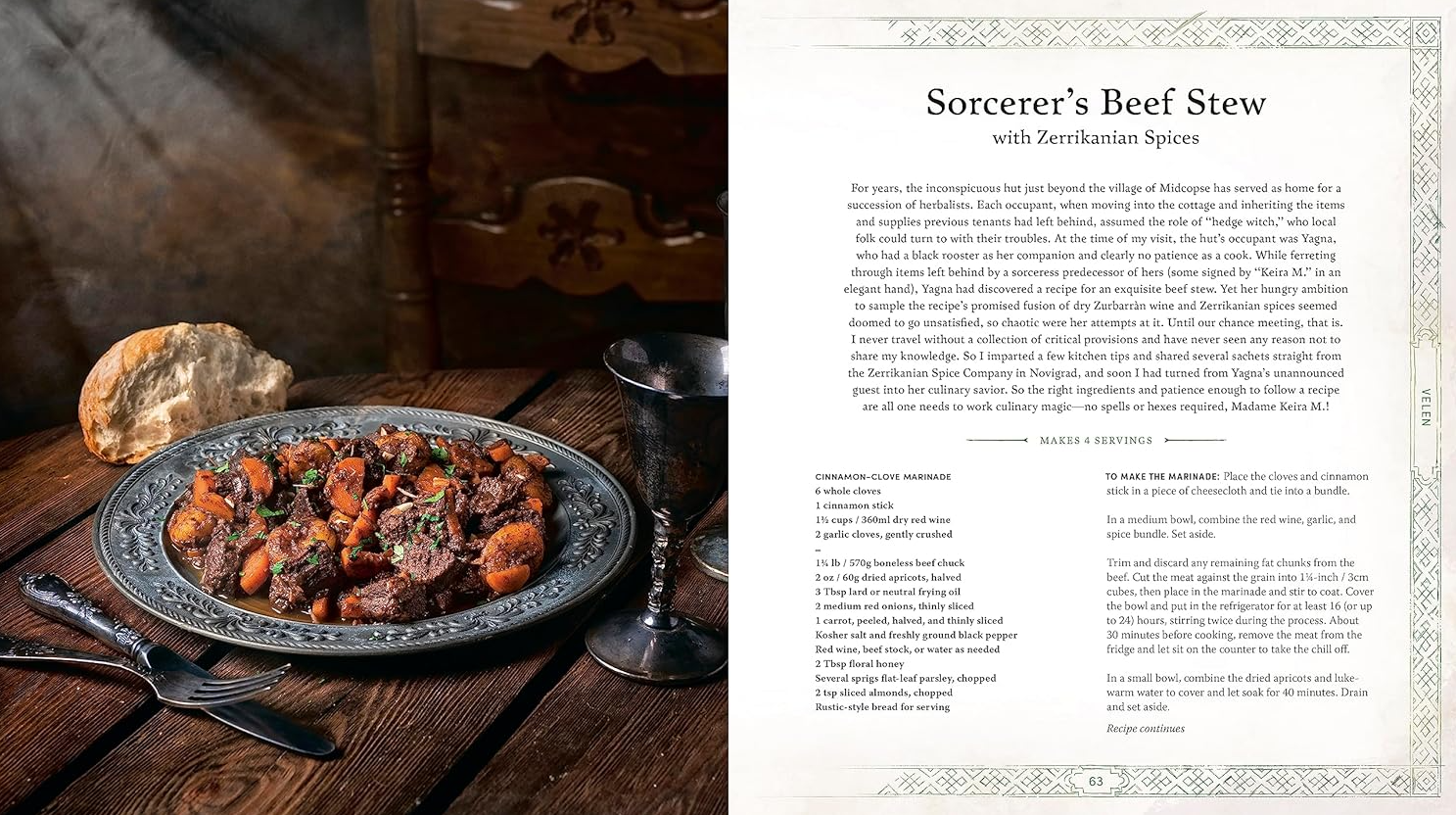 The Witcher Cookbook isn't just high-quality on the outside!