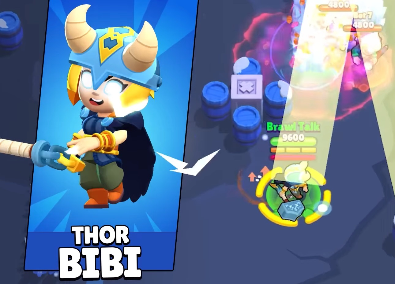 Brawl Stars Ragnarok Skins Supercell Thor Bibi