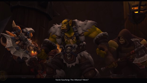 Warcraft heroes Thrall broke Baine out of Orgrimmar