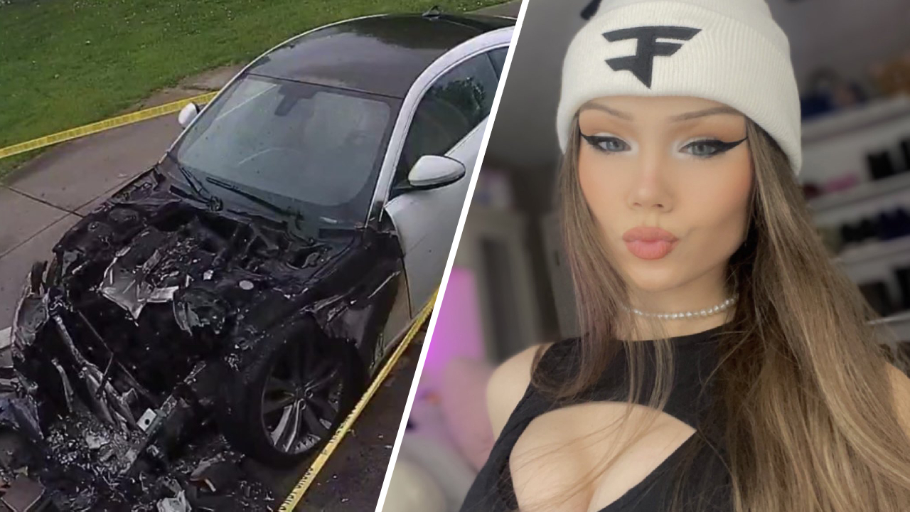 Thumbnail Streamer burning car