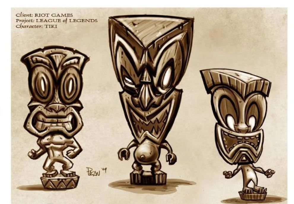 Tiki Concept Art