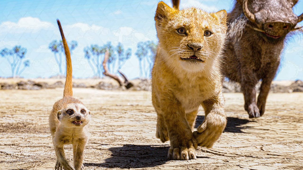 Timon, Pumbaa and Simba