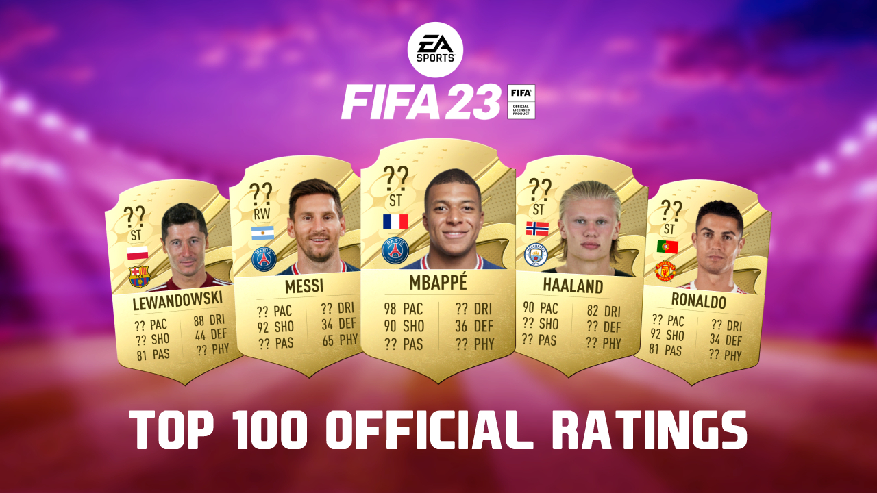 Top 100 Ratings FIFA 23