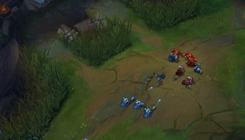 Top Lane minions